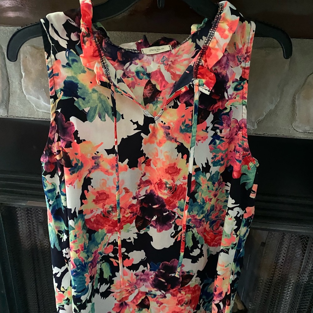 12PM by Mon Ami - medium - sleeveless dress shirt $15.00